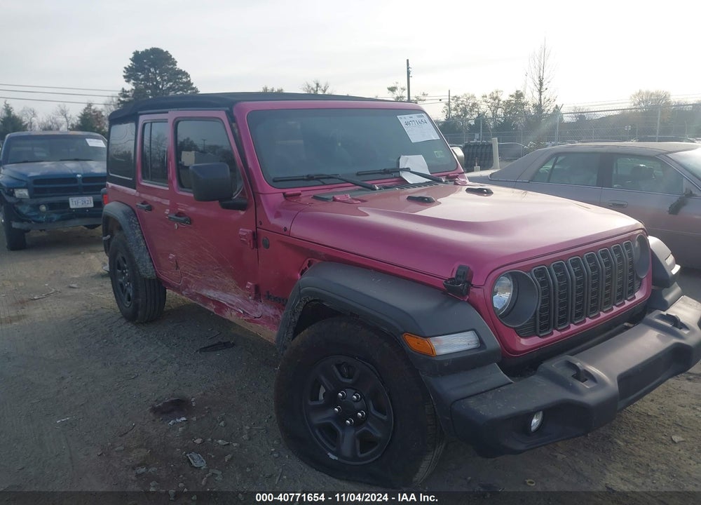 2024 JEEP WRANGLER 4-DOOR SPORT 4X4 VIN: 1C4PJXDG9RW332007