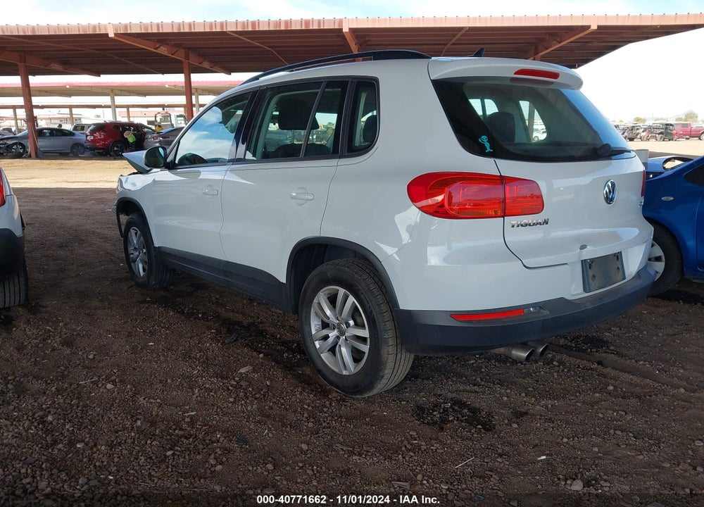 2015 VOLKSWAGEN TIGUAN S VIN: WVGAV7AX6FW514107