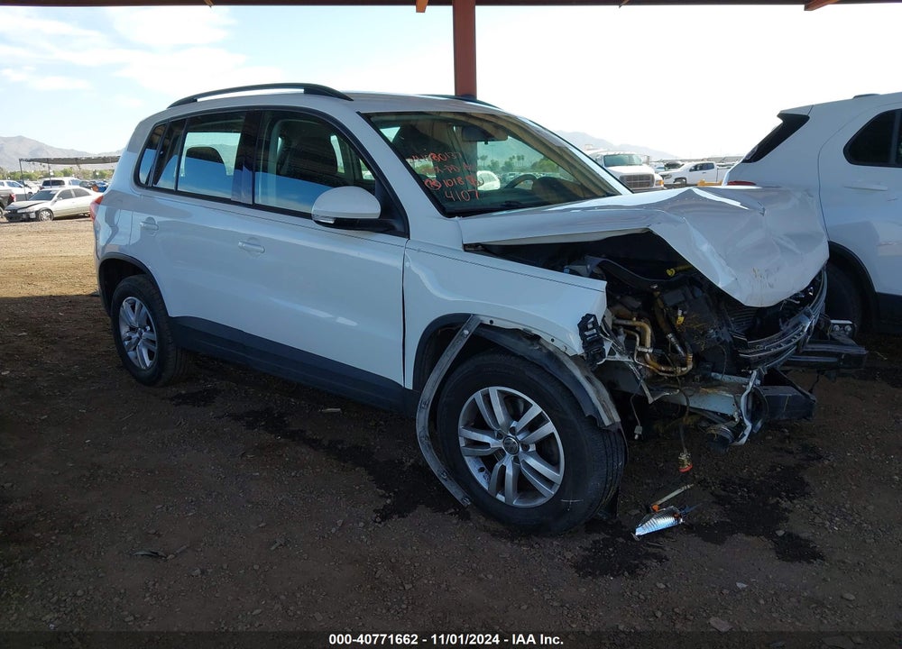 2015 VOLKSWAGEN TIGUAN S VIN: WVGAV7AX6FW514107