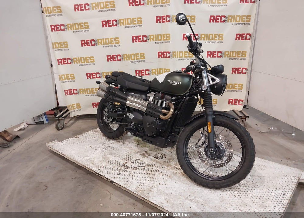 2024 TRIUMPH MOTORCYCLE SCRAMBLER 900 VIN: SMTD44G79RTBM7689