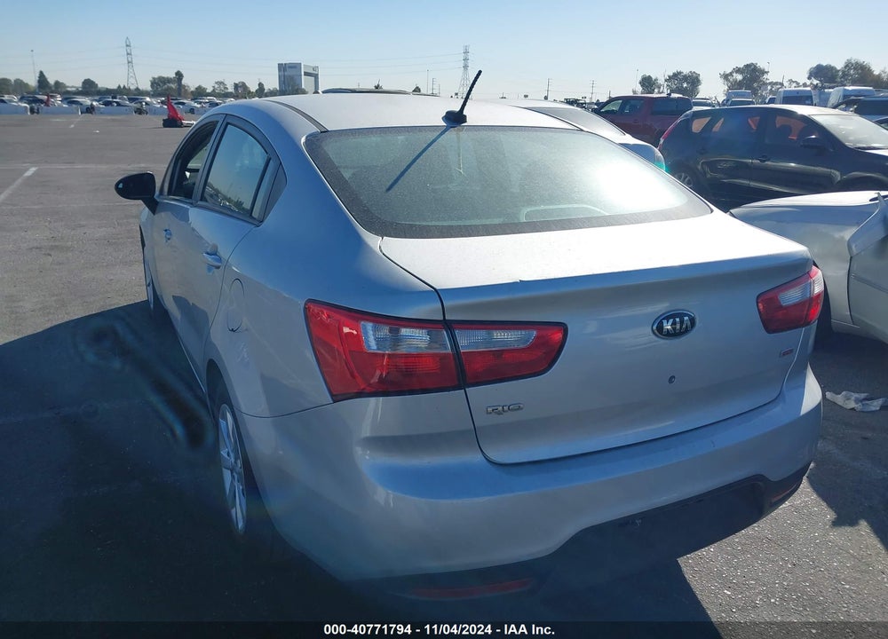 2015 KIA RIO LX VIN: KNADM4A38F6502750