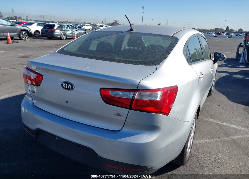 2015 KIA RIO LX VIN: KNADM4A38F6502750