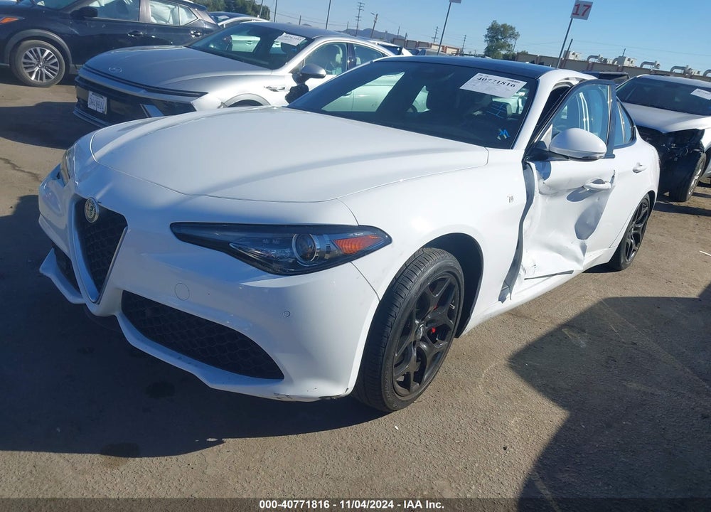 2022 ALFA ROMEO GIULIA TI RWD VIN: ZARFAMBN8N7665742