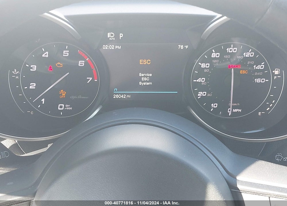 2022 ALFA ROMEO GIULIA TI RWD VIN: ZARFAMBN8N7665742