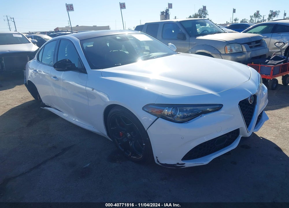 2022 ALFA ROMEO GIULIA TI RWD VIN: ZARFAMBN8N7665742