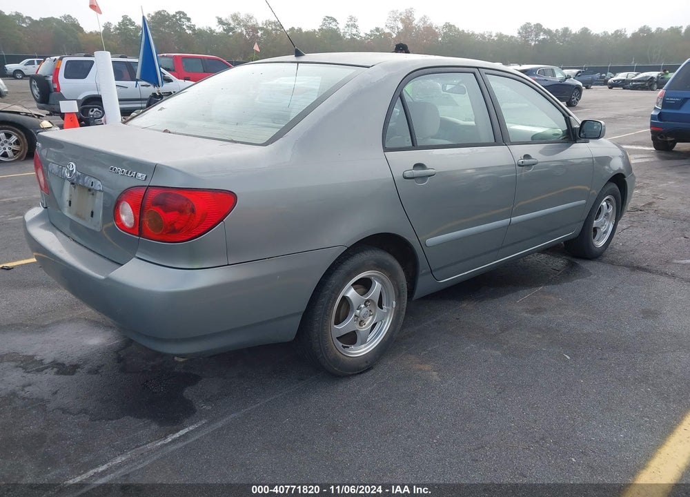 2003 TOYOTA COROLLA LE VIN: 1NXBR38E53Z017420