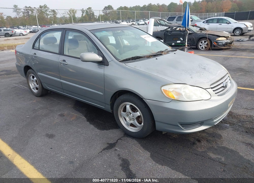 2003 TOYOTA COROLLA LE VIN: 1NXBR38E53Z017420