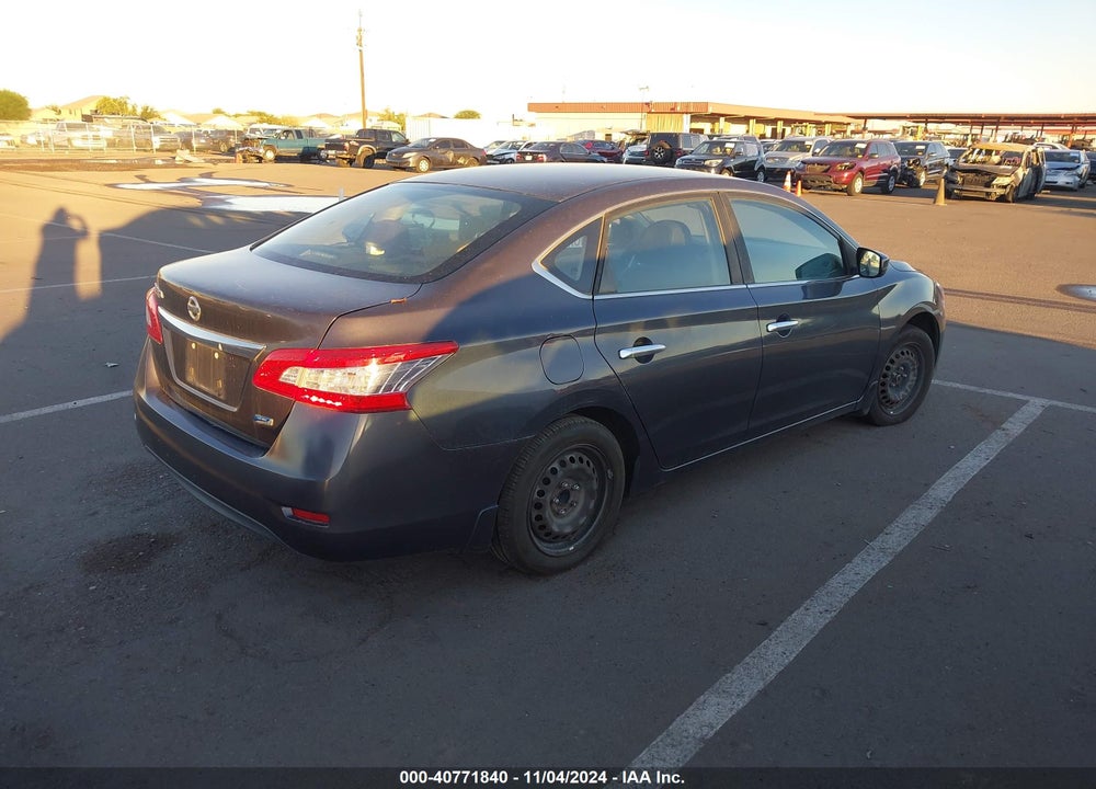 2014 NISSAN SENTRA S VIN: 3N1AB7AP3EL613603