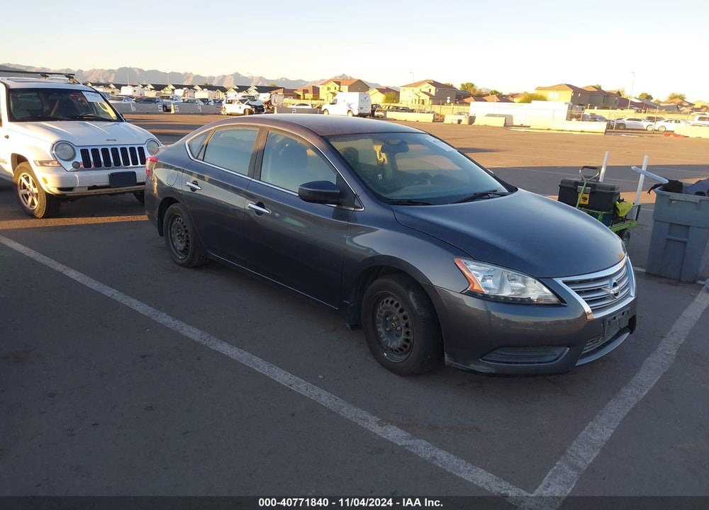2014 NISSAN SENTRA S VIN: 3N1AB7AP3EL613603