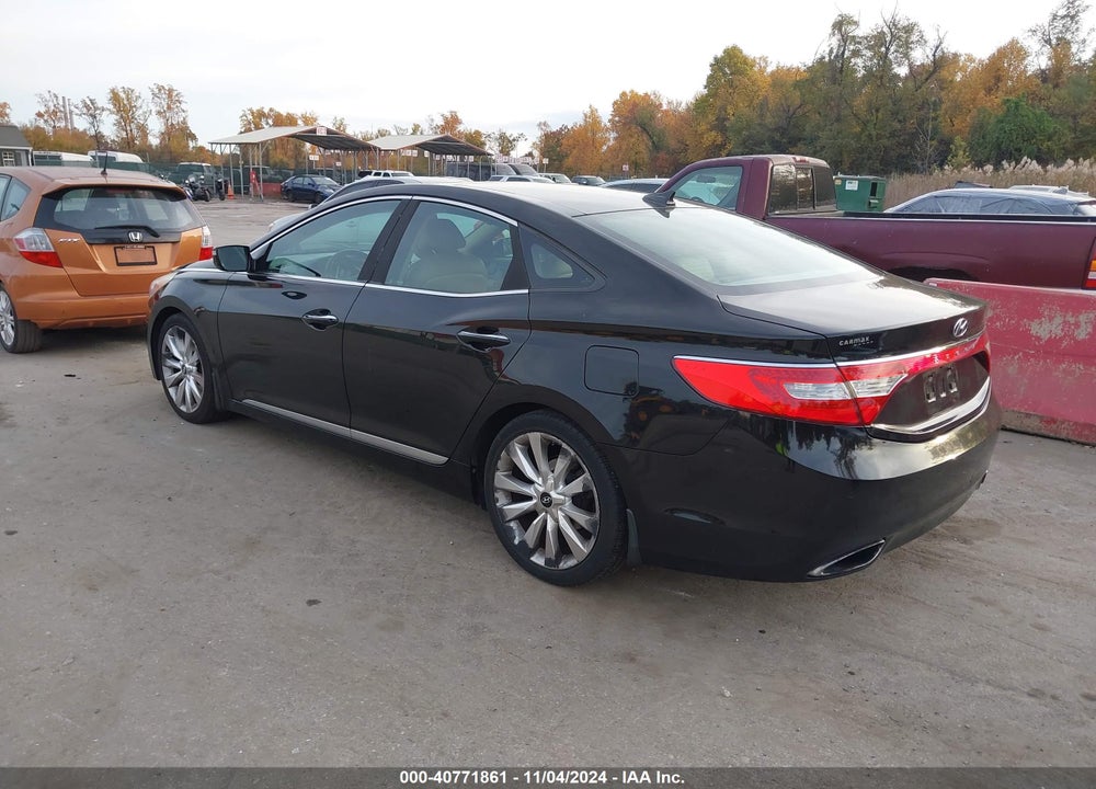 2012 HYUNDAI AZERA VIN: KMHFH4JG8CA192767