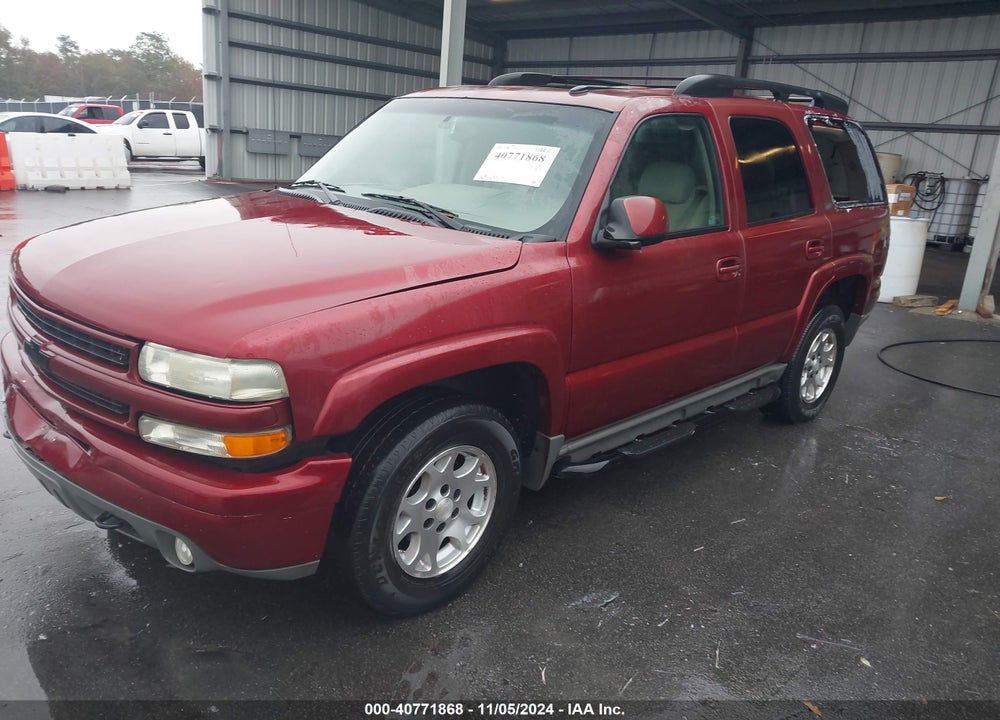 2003 CHEVROLET TAHOE Z71 VIN: 1GNEK13Z93R221927
