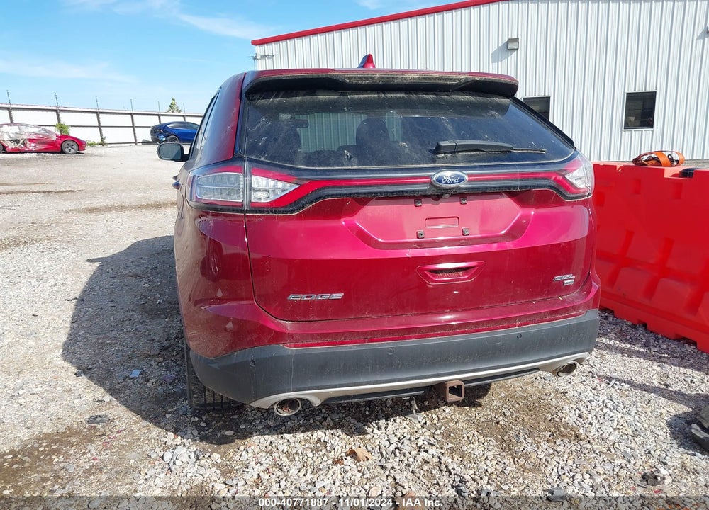 2015 FORD EDGE SEL VIN: 2FMTK4J88FBB94928