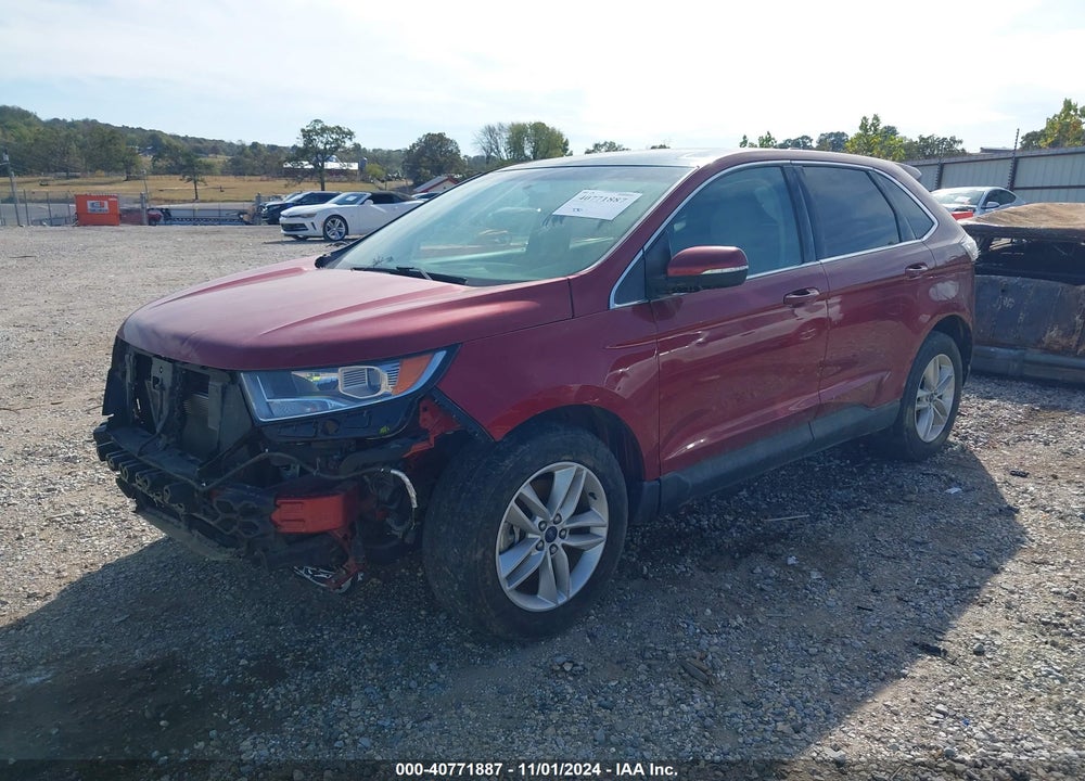 2015 FORD EDGE SEL VIN: 2FMTK4J88FBB94928