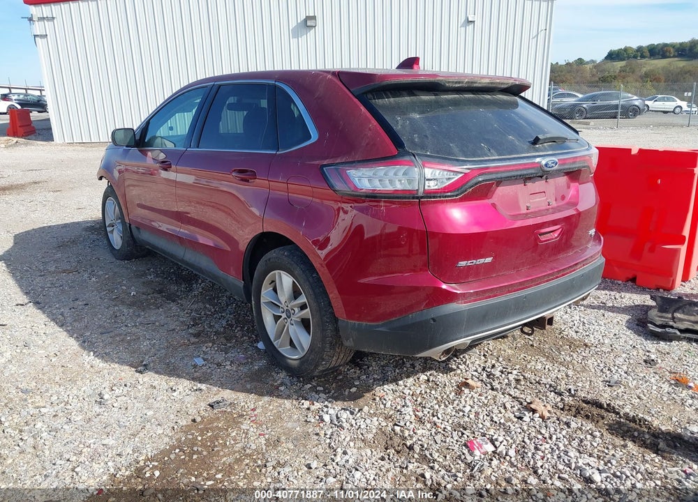 2015 FORD EDGE SEL VIN: 2FMTK4J88FBB94928