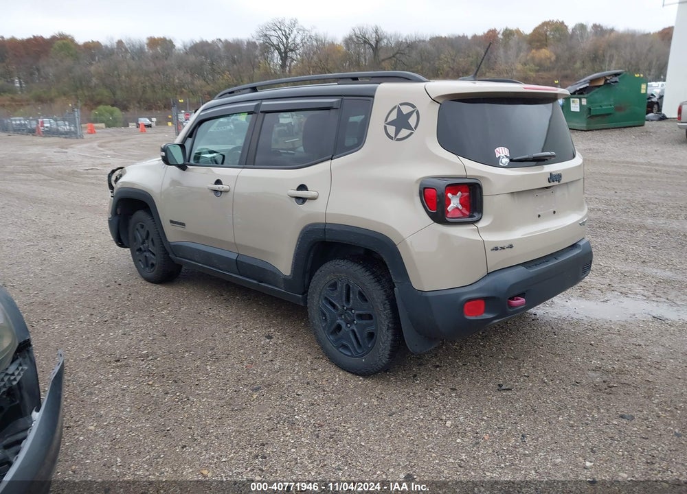 2017 JEEP RENEGADE DESERTHAWK 4X4 VIN: ZACCJBCB4HPE92914