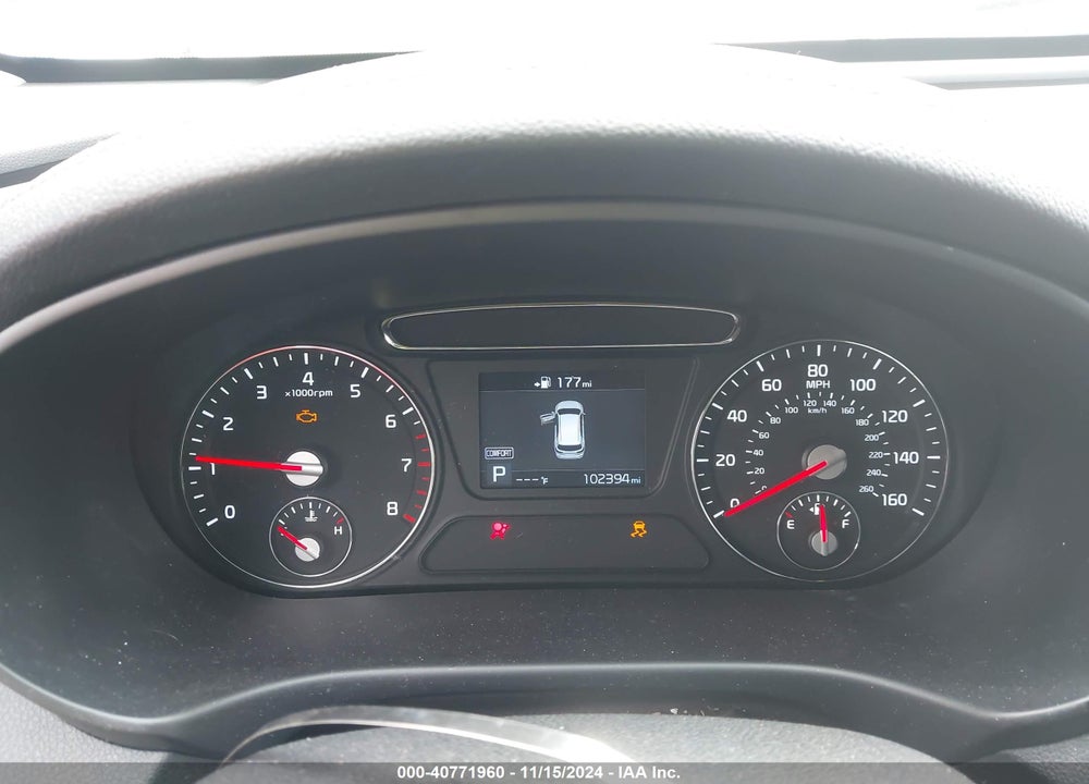 2020 KIA SORENTO 2.4L L VIN: 5XYPG4A37LG675417