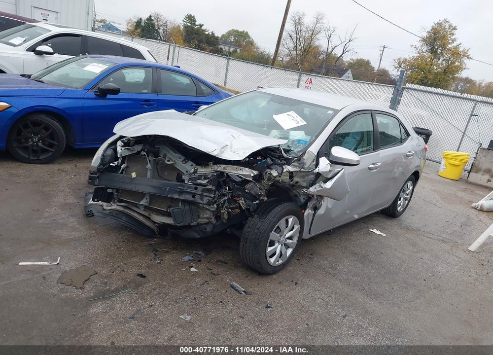 2015 TOYOTA COROLLA LE VIN: 2T1BURHE8FC332087