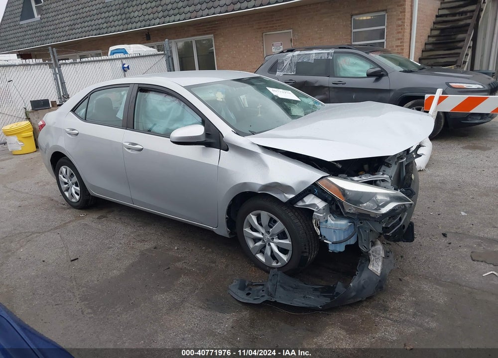 2015 TOYOTA COROLLA LE VIN: 2T1BURHE8FC332087