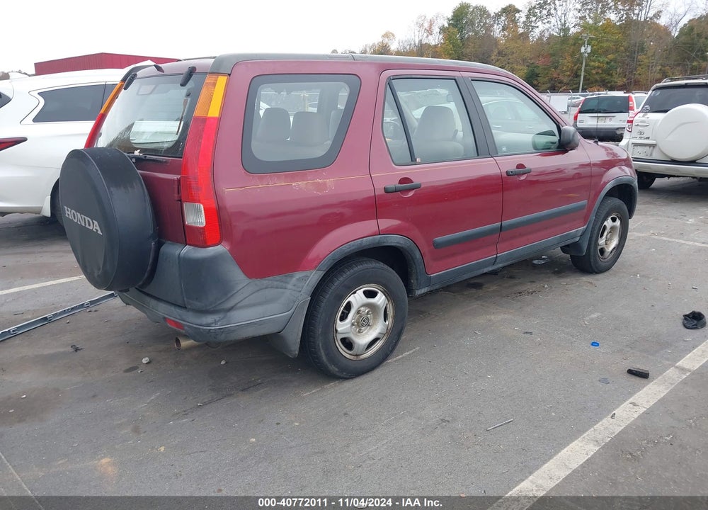 2002 HONDA CR-V LX VIN: JHLRD68452C008895