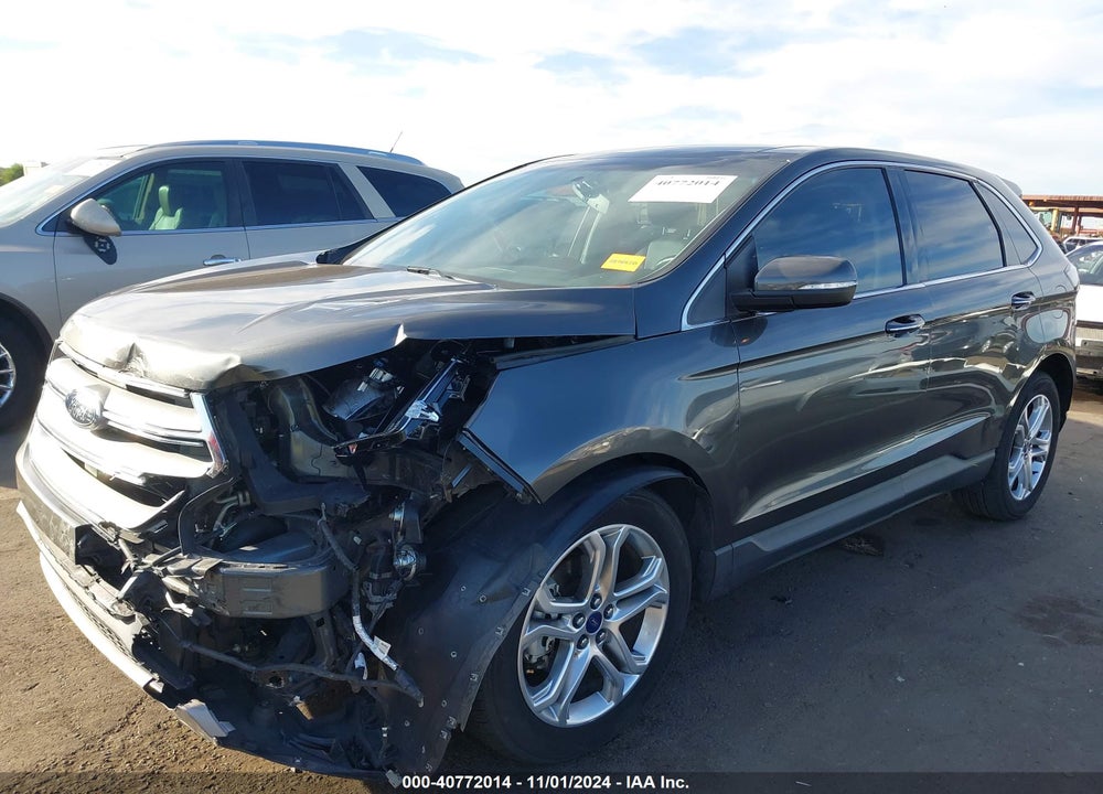 2018 FORD EDGE TITANIUM VIN: 2FMPK3K9XJBB19966
