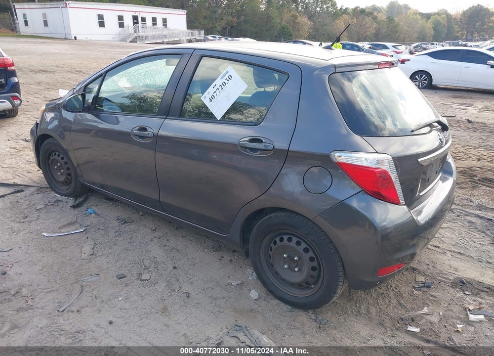 2012 TOYOTA YARIS LE VIN: JTDKTUD38CD532203