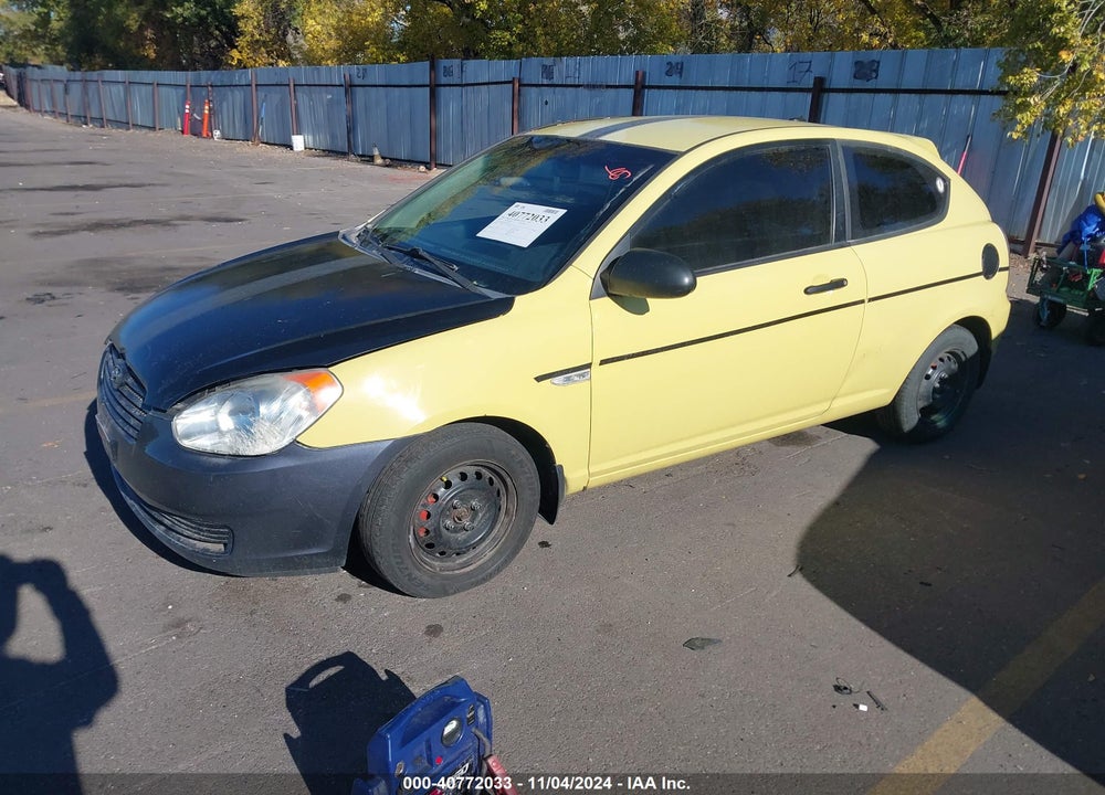 2009 HYUNDAI ACCENT GS VIN: KMHCM36C09U107443