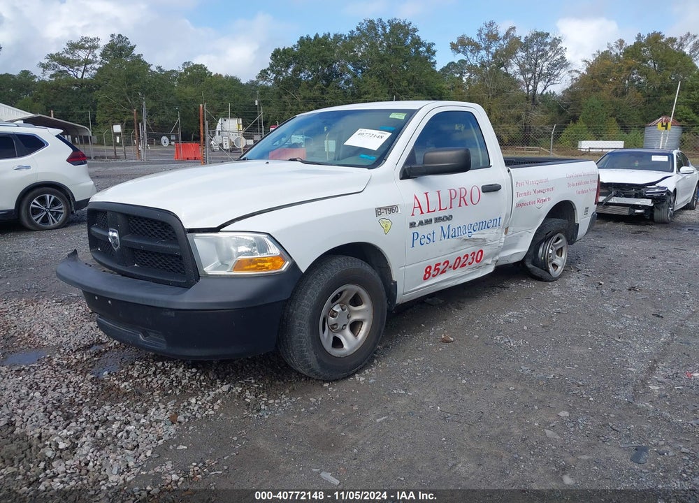 2012 RAM 1500 ST VIN: 3C6JD6AP8CG276781