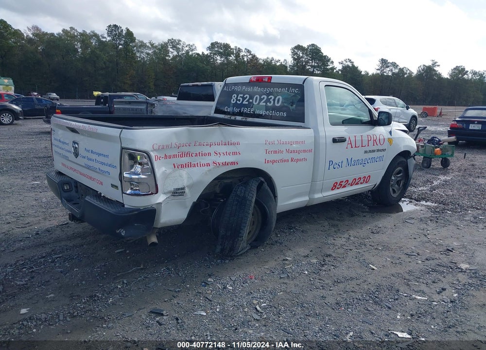2012 RAM 1500 ST VIN: 3C6JD6AP8CG276781