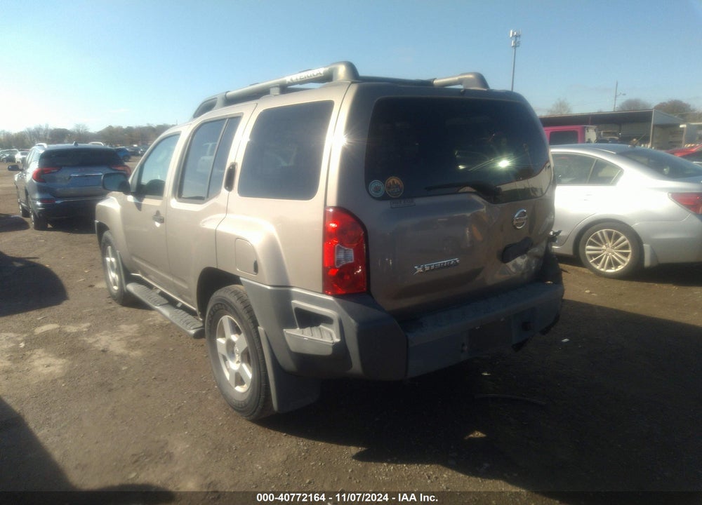 2008 NISSAN XTERRA S VIN: 5N1AN08U08C534845