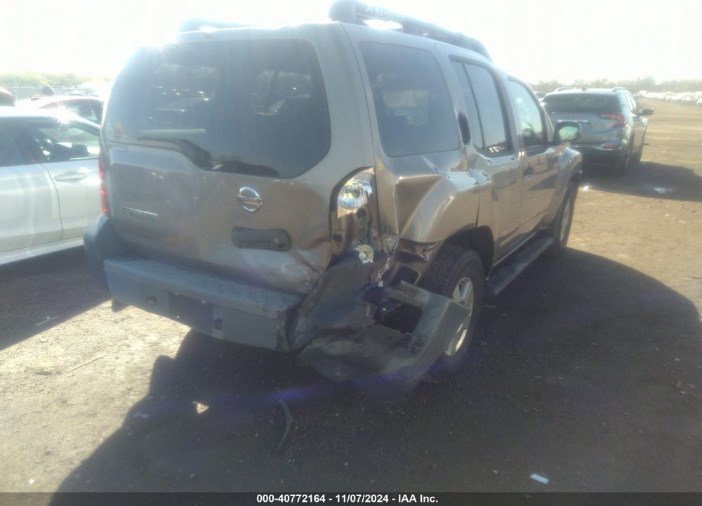 2008 NISSAN XTERRA S VIN: 5N1AN08U08C534845