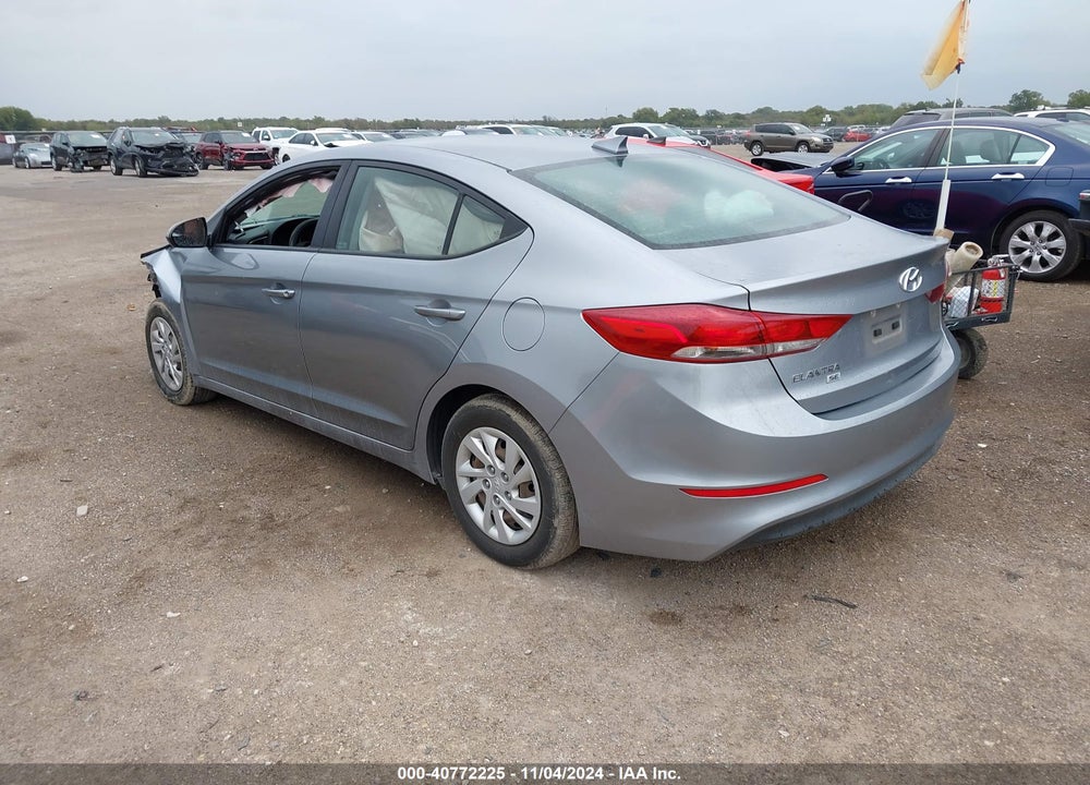 2017 HYUNDAI ELANTRA VIN: 5NPD74LF3HH103142