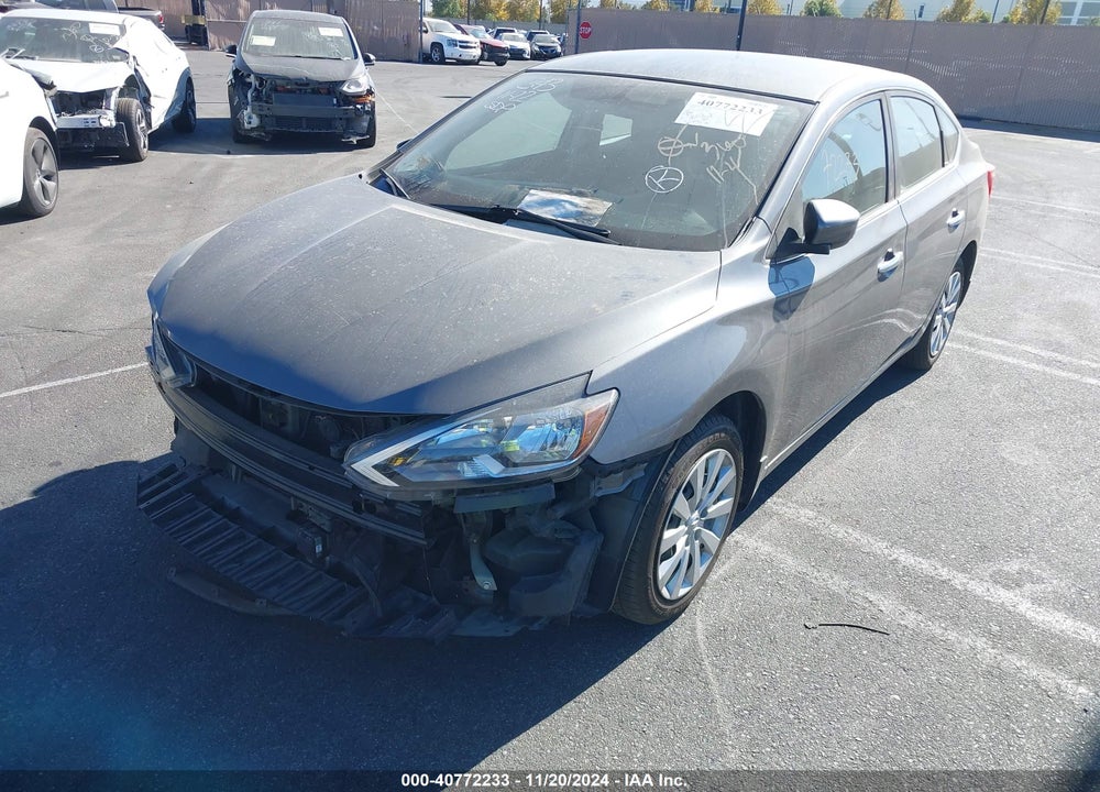 2018 NISSAN SENTRA S VIN: 3N1AB7AP9JY346688