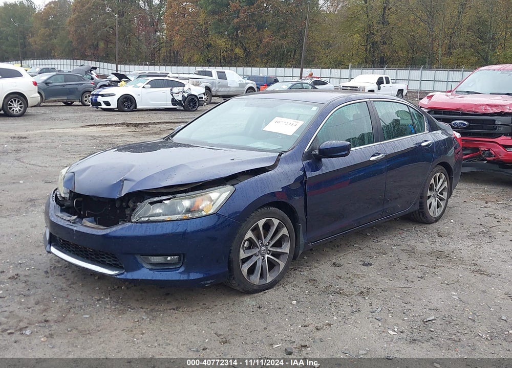 2014 HONDA ACCORD SPORT VIN: 1HGCR2F56EA073314
