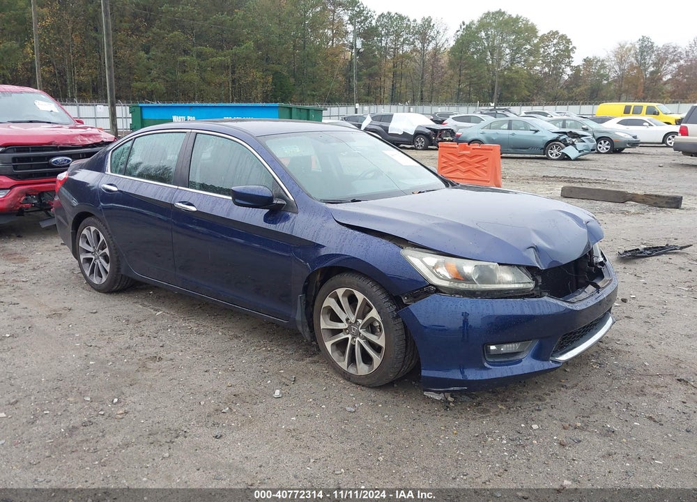 2014 HONDA ACCORD SPORT VIN: 1HGCR2F56EA073314