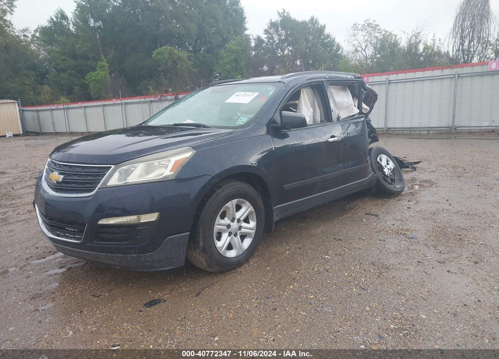 2016 CHEVROLET TRAVERSE LS VIN: 1GNKRFKDXGJ264484