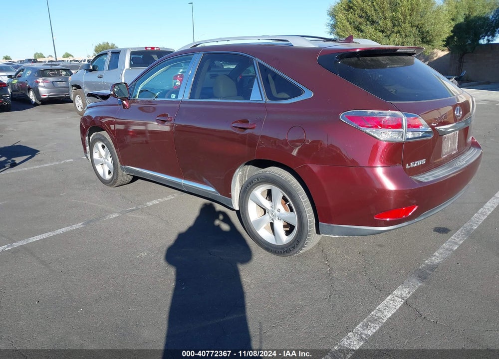2013 LEXUS RX 350 VIN: 2T2ZK1BA7DC086993