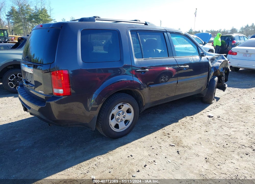 2012 HONDA PILOT LX VIN: 5FNYF4H27CB064380