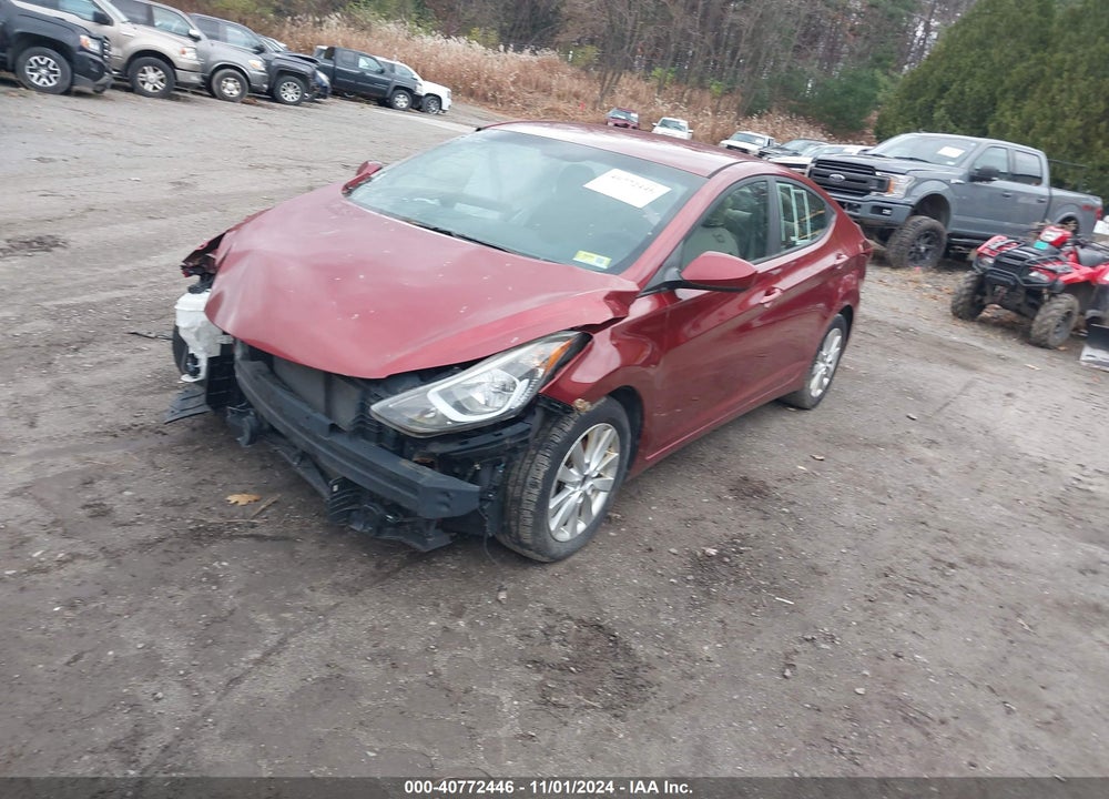 2016 HYUNDAI ELANTRA SE VIN: 5NPDH4AE5GH760160