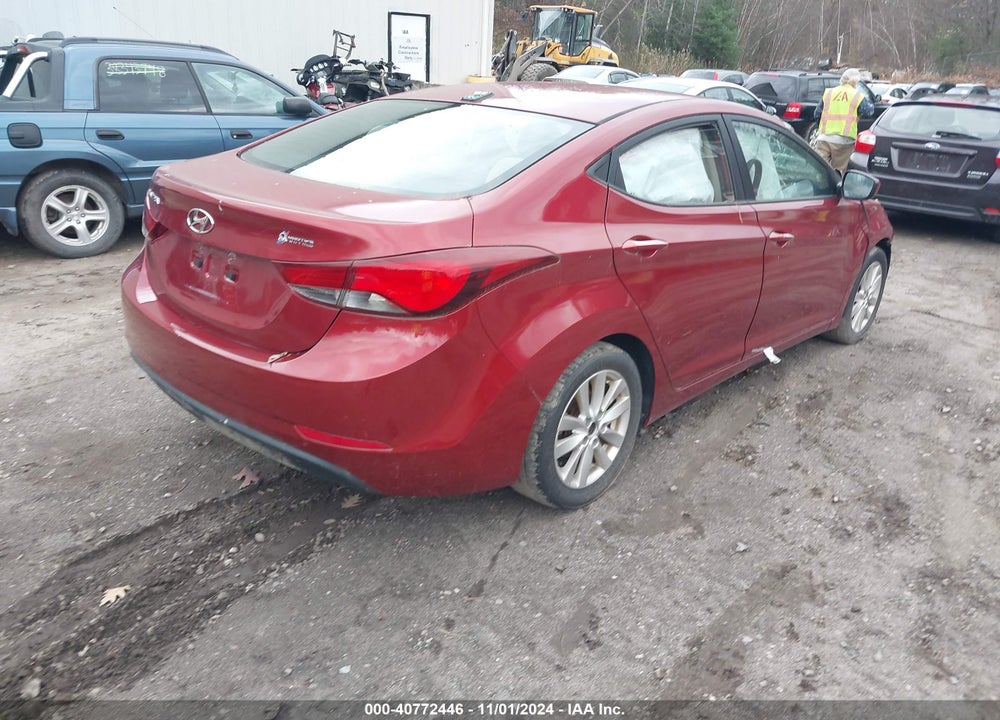2016 HYUNDAI ELANTRA SE VIN: 5NPDH4AE5GH760160
