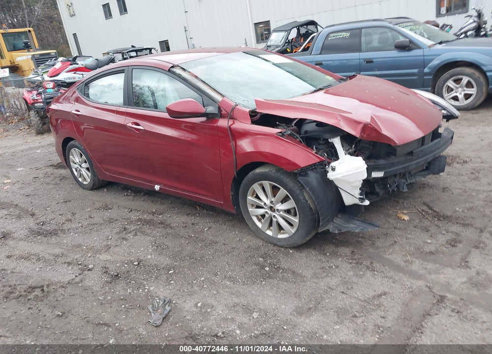 2016 HYUNDAI ELANTRA SE VIN: 5NPDH4AE5GH760160