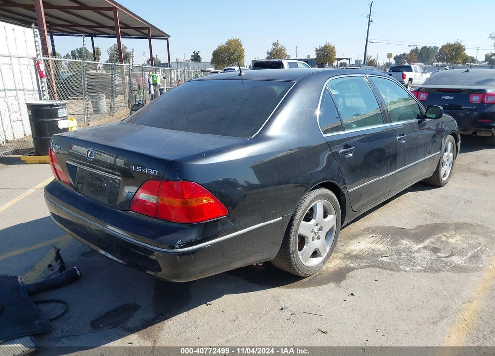 2001 LEXUS LS 430 VIN: JTHBN30F910024149