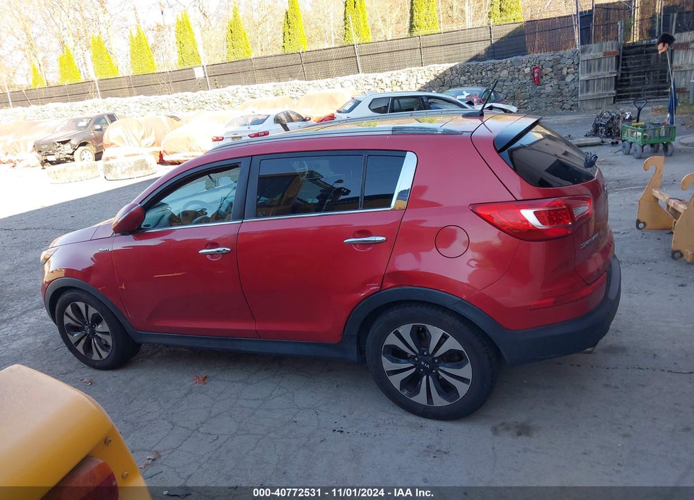 2012 KIA SPORTAGE SX VIN: KNDPCCA60C7190534