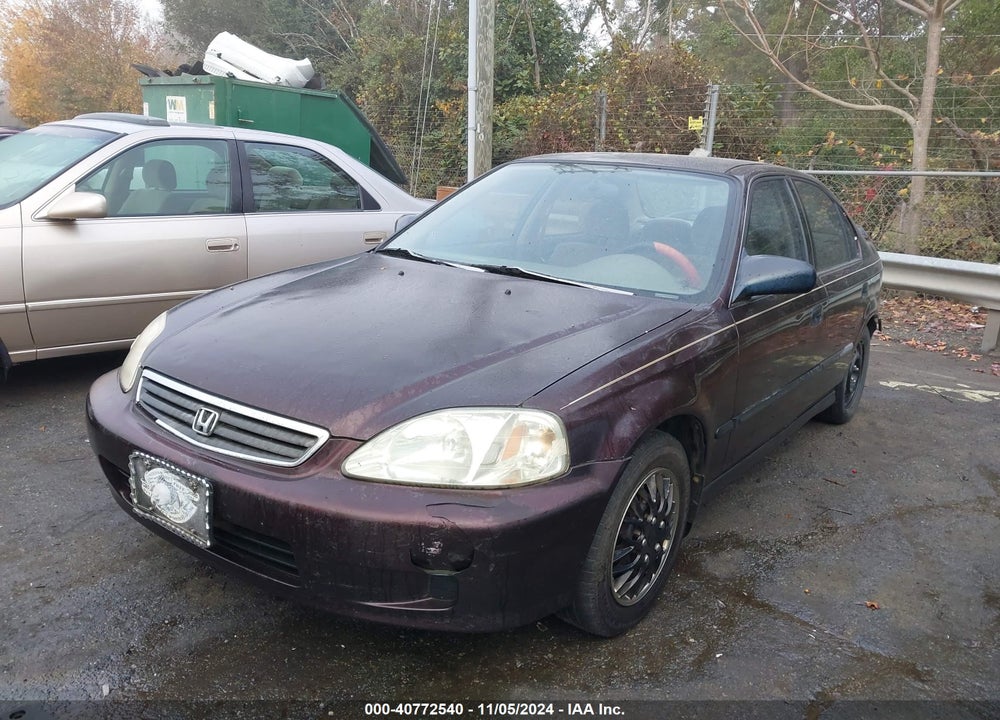 2000 HONDA CIVIC LX VIN: 2HGEJ6675YH525090