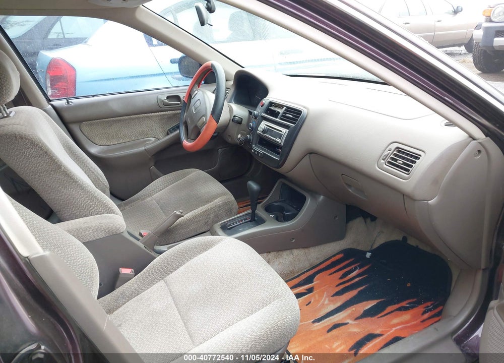 2000 HONDA CIVIC LX VIN: 2HGEJ6675YH525090