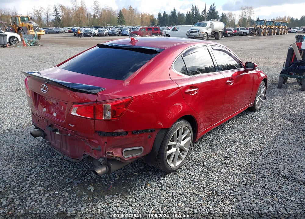 2012 LEXUS IS 250 VIN: JTHCF5C24C5055160