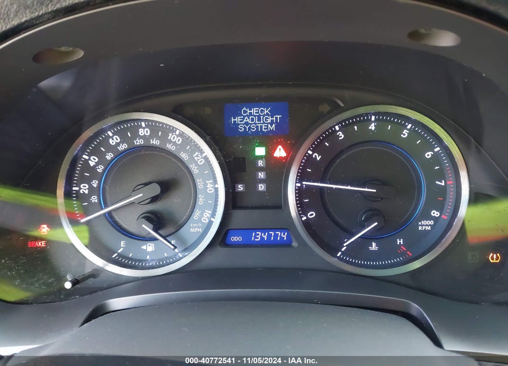 2012 LEXUS IS 250 VIN: JTHCF5C24C5055160