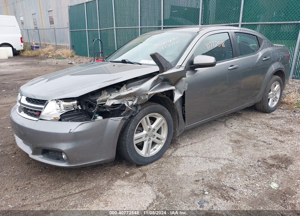 2013 DODGE AVENGER SXT VIN: 1C3CDZCG0DN521540