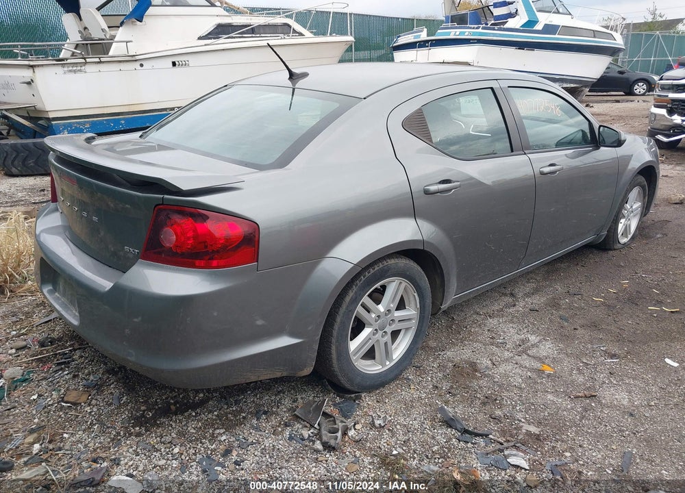 2013 DODGE AVENGER SXT VIN: 1C3CDZCG0DN521540