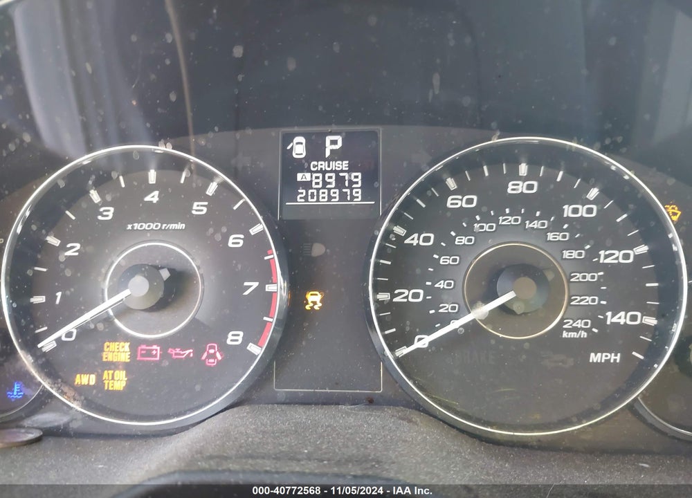 2011 SUBARU LEGACY 2.5I LIMITED VIN: 4S3BMBK66B3250483