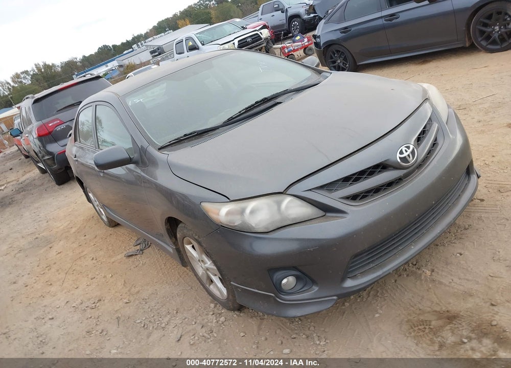 2011 TOYOTA COROLLA S VIN: 2T1BU4EE3BC722418